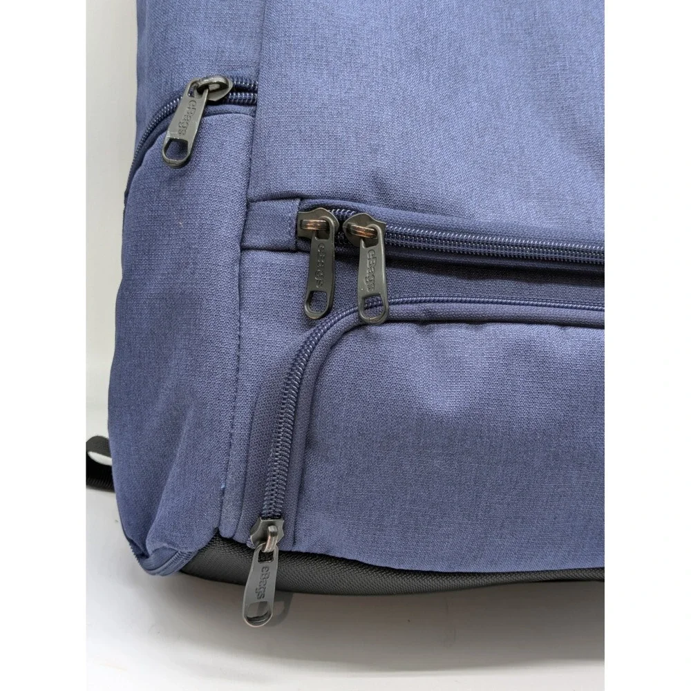 eBags Professional Slim Laptop Backpack Blue Travel Business Carry On 16x14x5.5